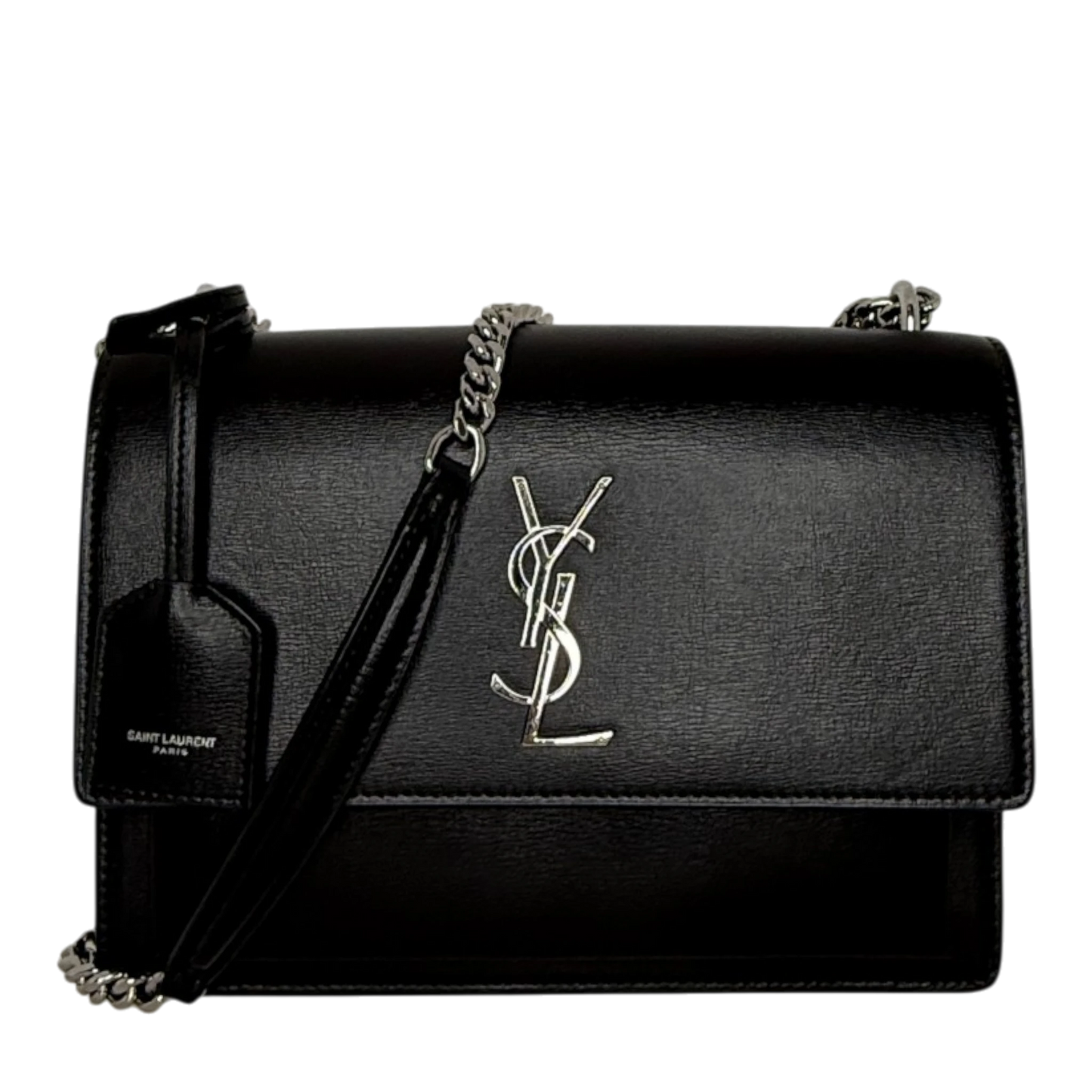 Saint Laurent Sunset Medium Leder schwarz / sehr gut Saint Laurent