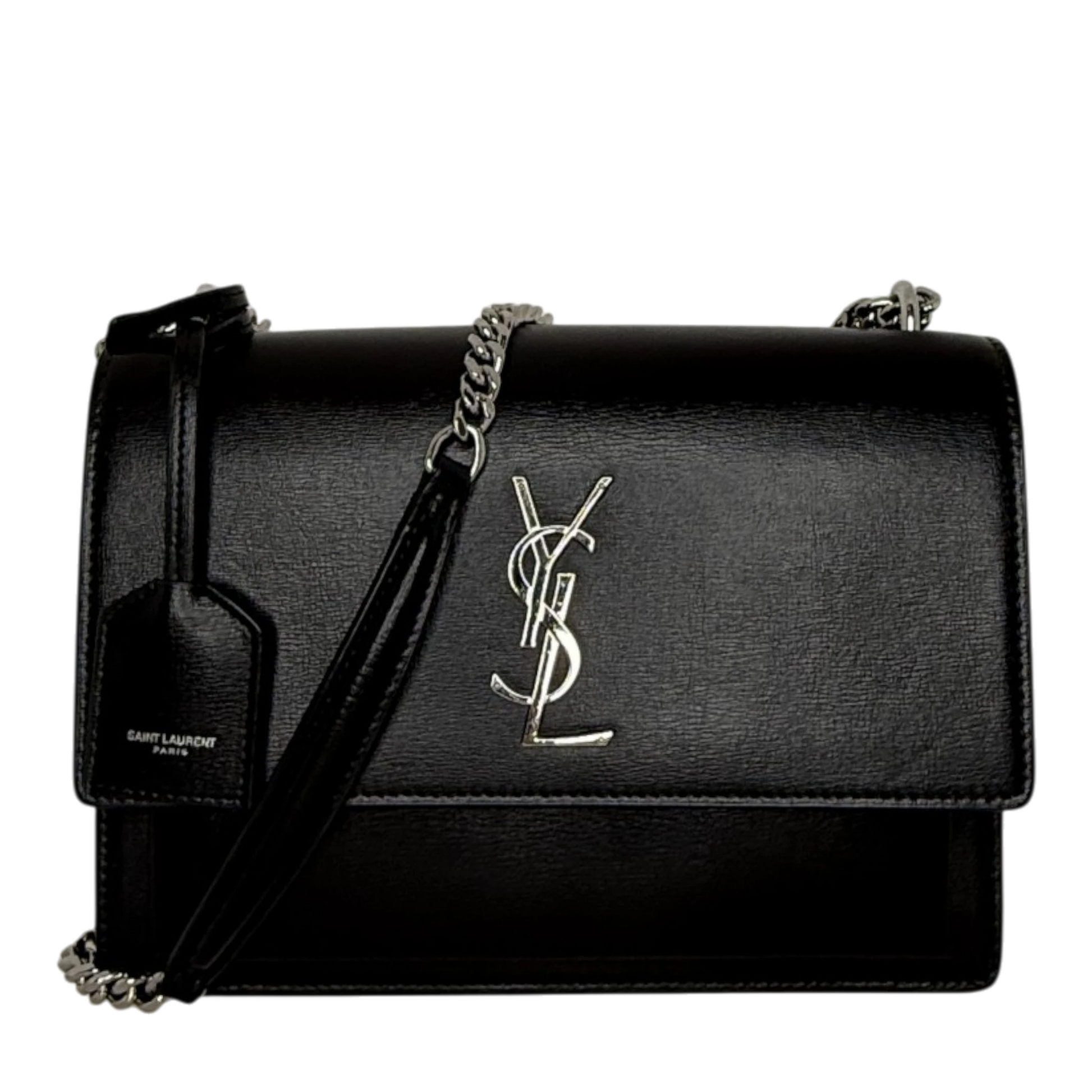Saint Laurent Sunset Medium Leder schwarz / sehr gut Saint Laurent