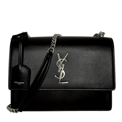 Saint Laurent Sunset Medium Leder schwarz / sehr gut Saint Laurent
