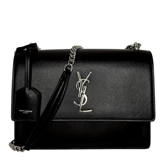 Saint Laurent Sunset Medium Leder schwarz / sehr gut Saint Laurent