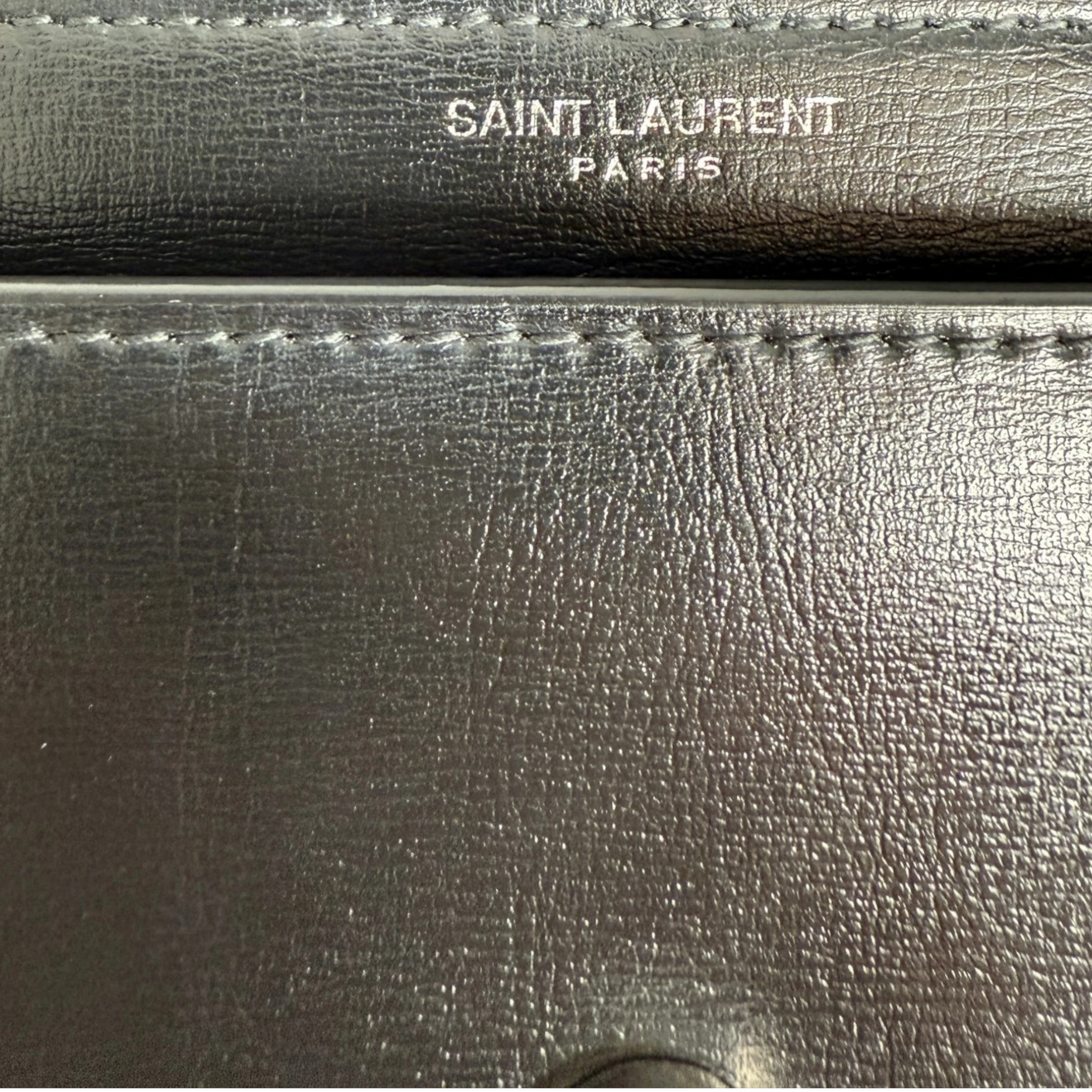 Saint Laurent Sunset Medium Leder schwarz / sehr gut Saint Laurent