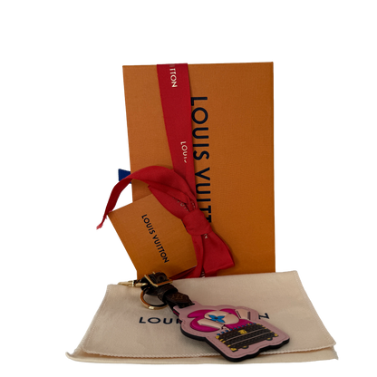 Louis Vuitton Porto Clé Tag Vivienne M69859 Monogram Bag Charm Fullset / neuwertig Louis Vuitton