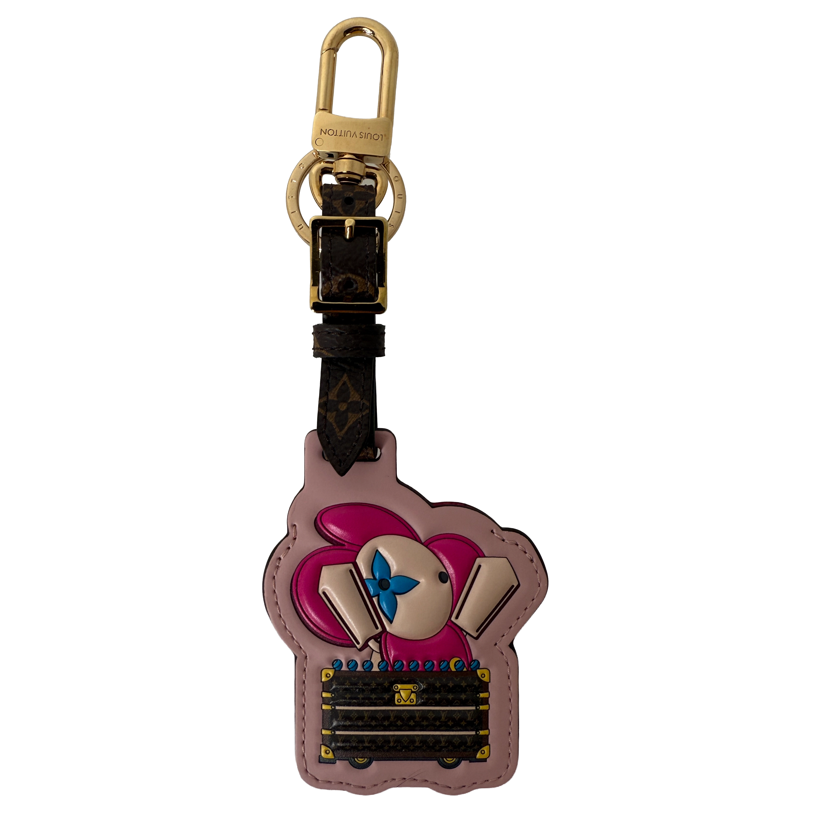 Louis Vuitton Porto Clé Tag Vivienne M69859 Monogram Bag Charm Fullset / neuwertig Louis Vuitton