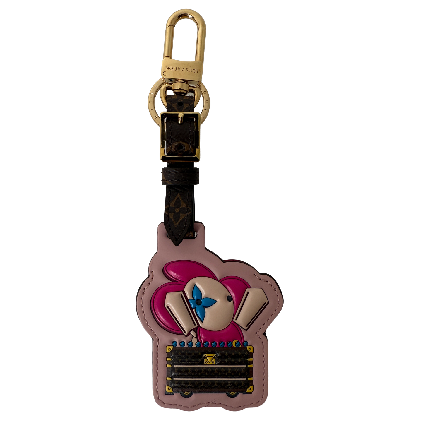 Louis Vuitton Porto Clé Tag Vivienne M69859 Monogram Bag Charm Fullset / neuwertig Louis Vuitton