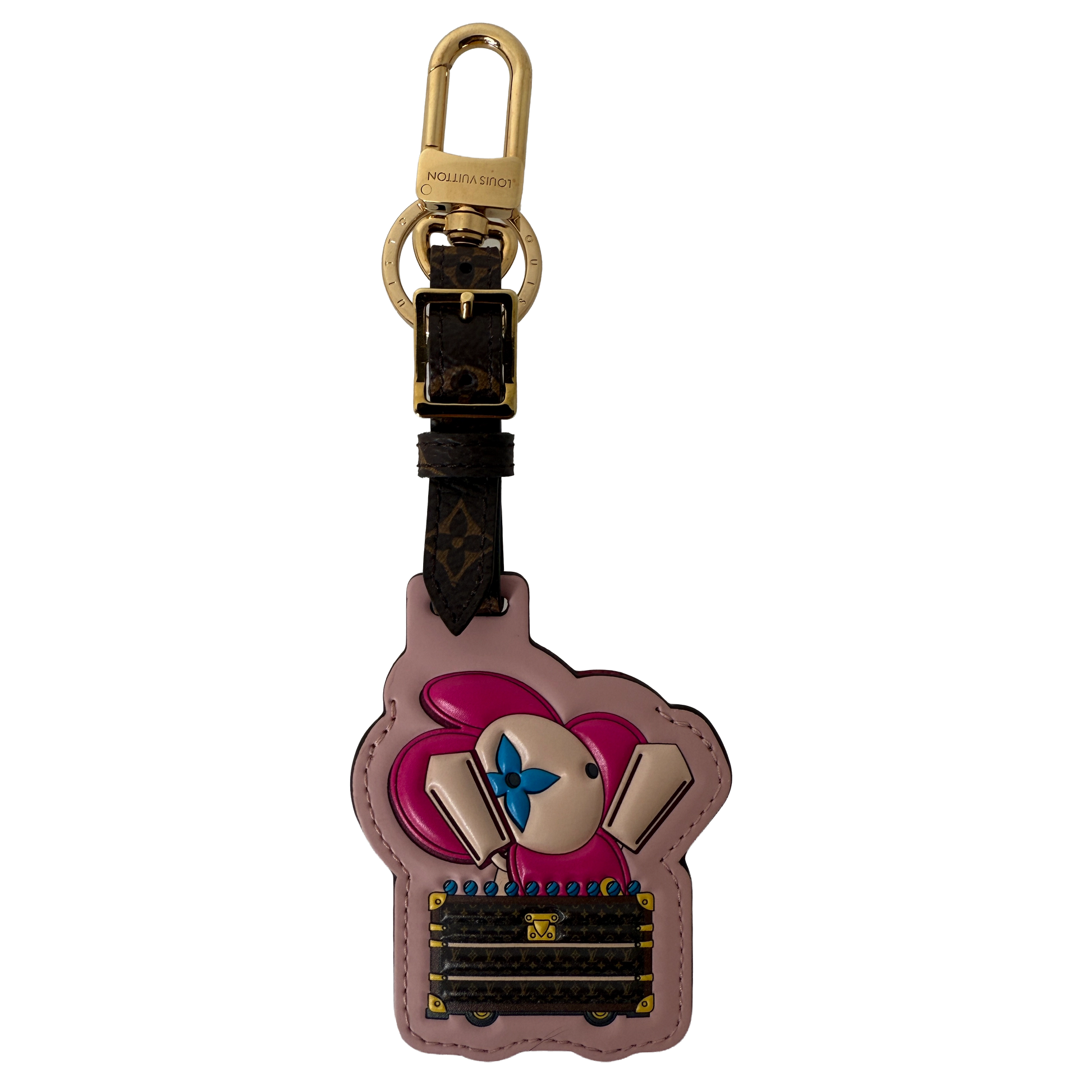 Louis Vuitton Porto Clé Tag Vivienne M69859 Monogram Bag Charm Fullset / neuwertig Louis Vuitton