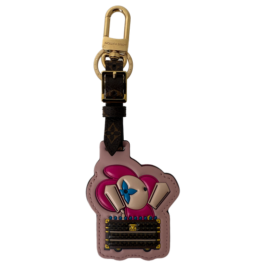 Louis Vuitton Porto Clé Tag Vivienne M69859 Monogram Bag Charm Fullset / neuwertig Louis Vuitton