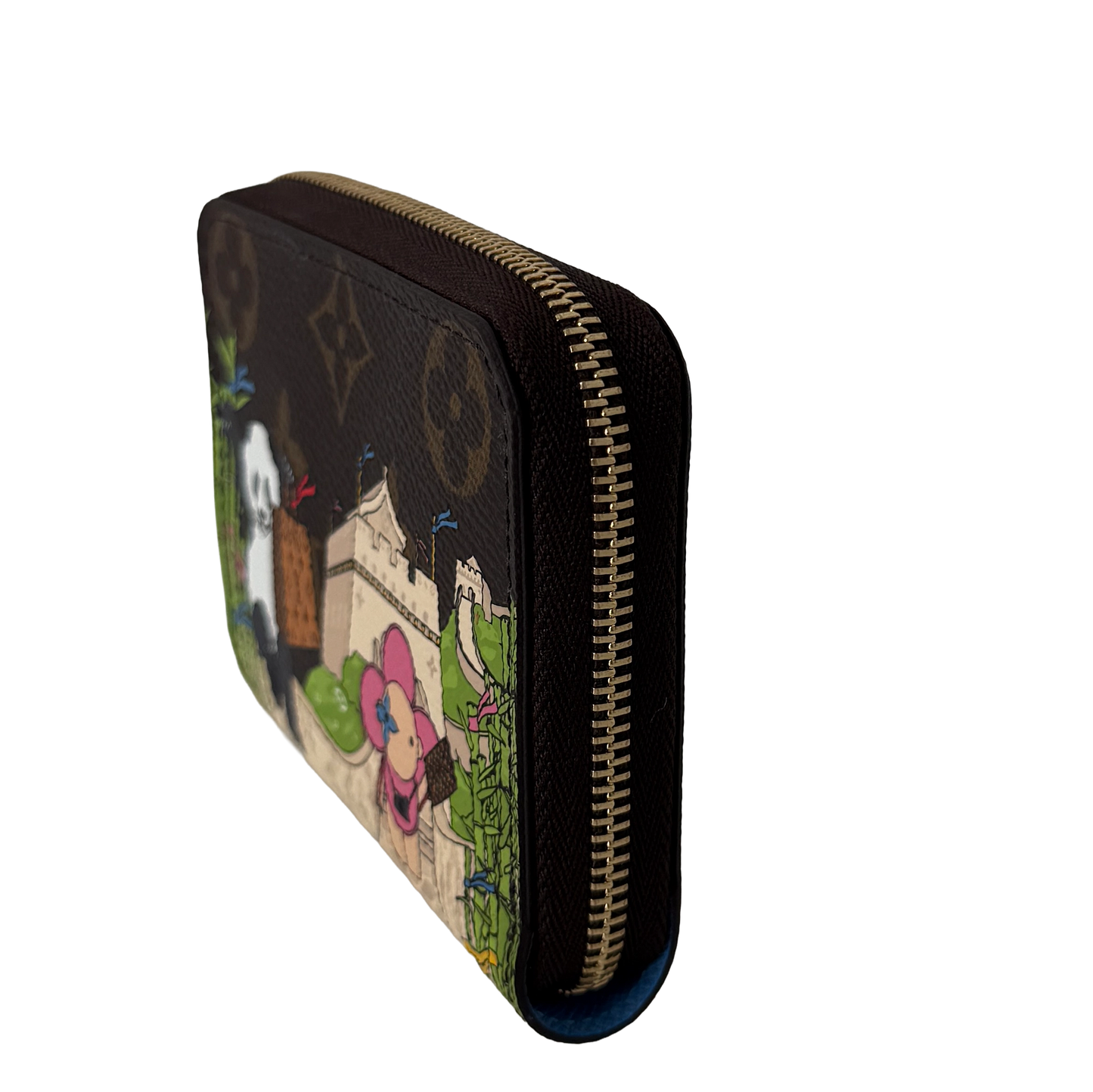 Louis Vuitton Zippy Geldbörse Monogramm Vivienne Myosotis Blau Fullset / neuwertig Louis Vuitton
