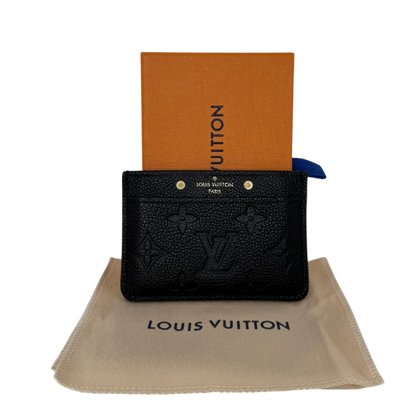 Lois Vuitton Kartenetui  Monogram Empreinte Leder schwarz M69171 Louis Vuitton