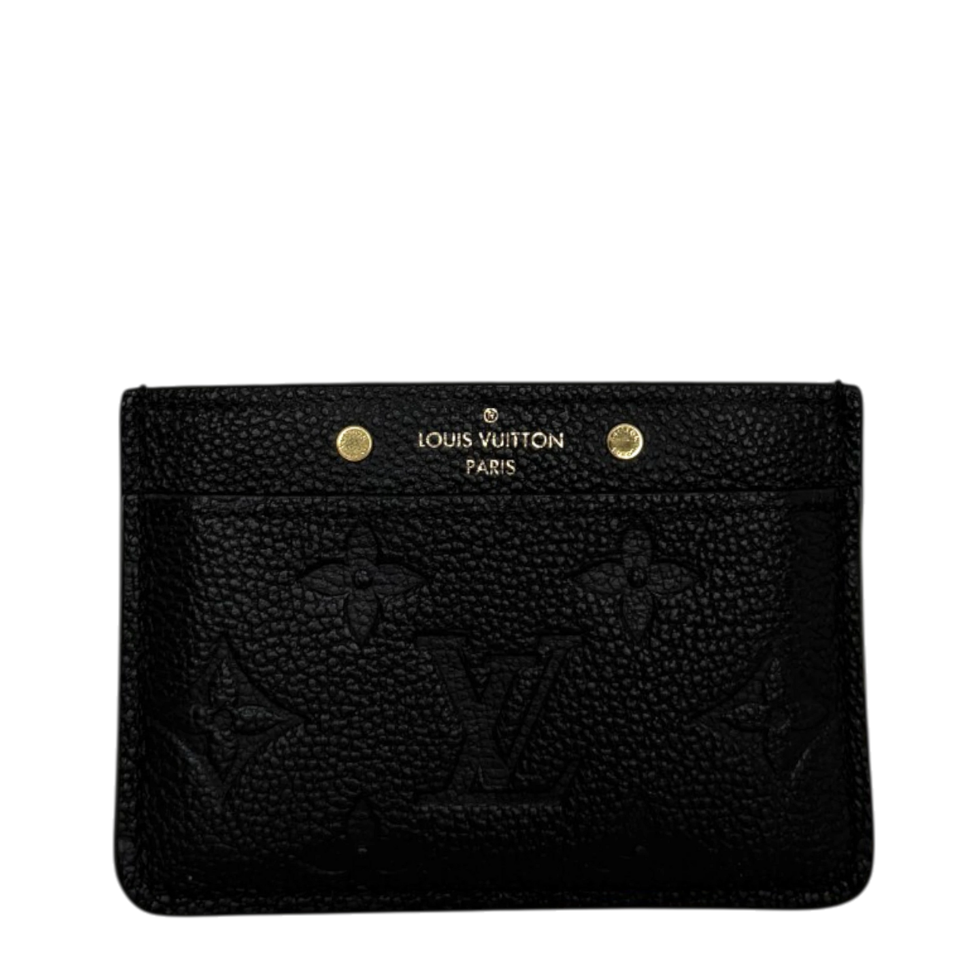 Lois Vuitton Kartenetui  Monogram Empreinte Leder schwarz M69171 Louis Vuitton