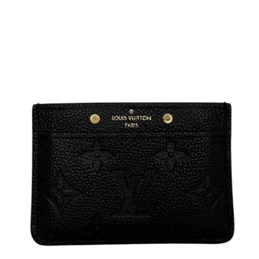 Lois Vuitton Kartenetui  Monogram Empreinte Leder schwarz M69171 Louis Vuitton