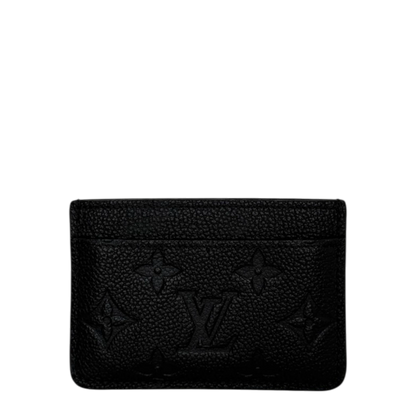 Lois Vuitton Kartenetui  Monogram Empreinte Leder schwarz M69171 Louis Vuitton