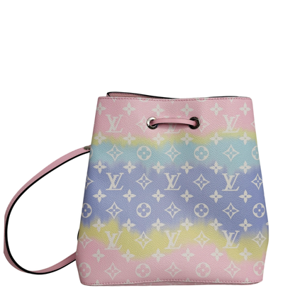 Louis Vuitton NéoNoé MM Escale Pastel Monogram Canvas Rosa Silber