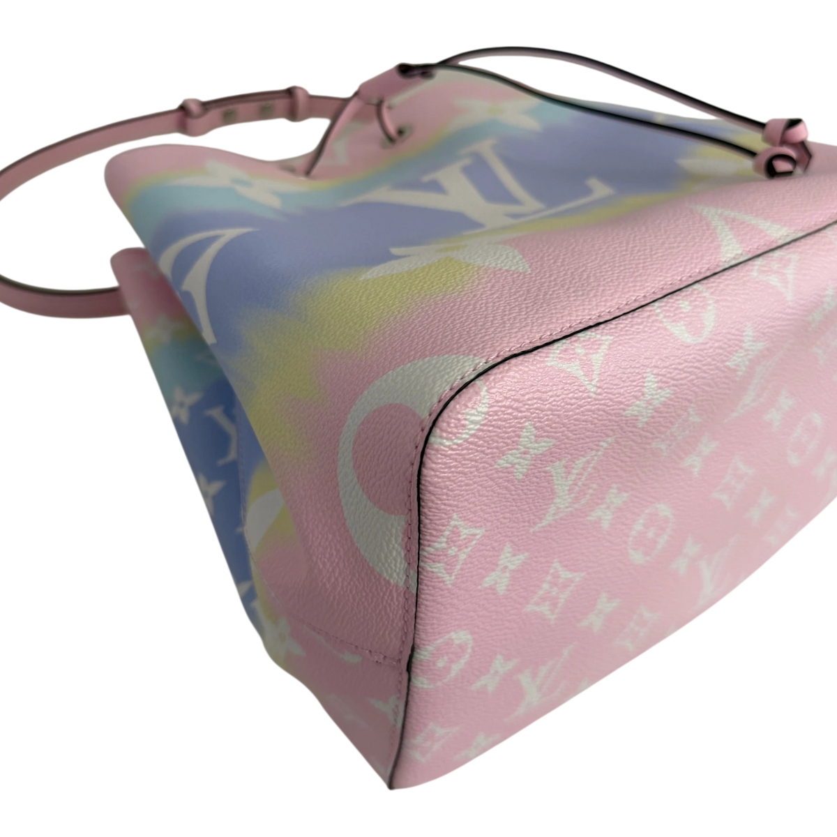 Louis Vuitton NéoNoé MM Escale Pastel Monogram Canvas Rosa Silber