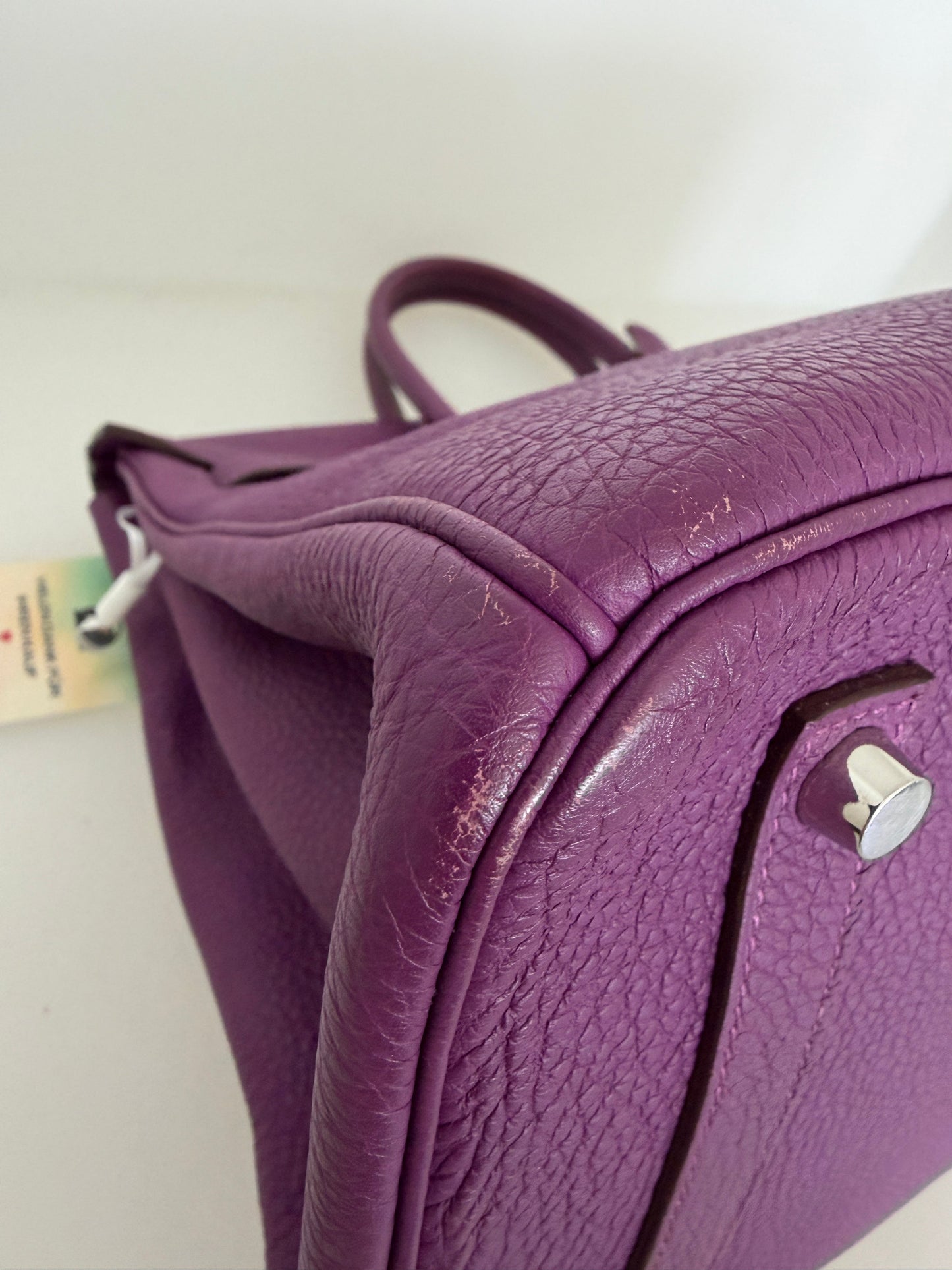 ANGEBOT DER WOCHE Hermès Birkin Bag 35 Togo Leder lila Palladium Hardware 2014 / sehr gut Hermès