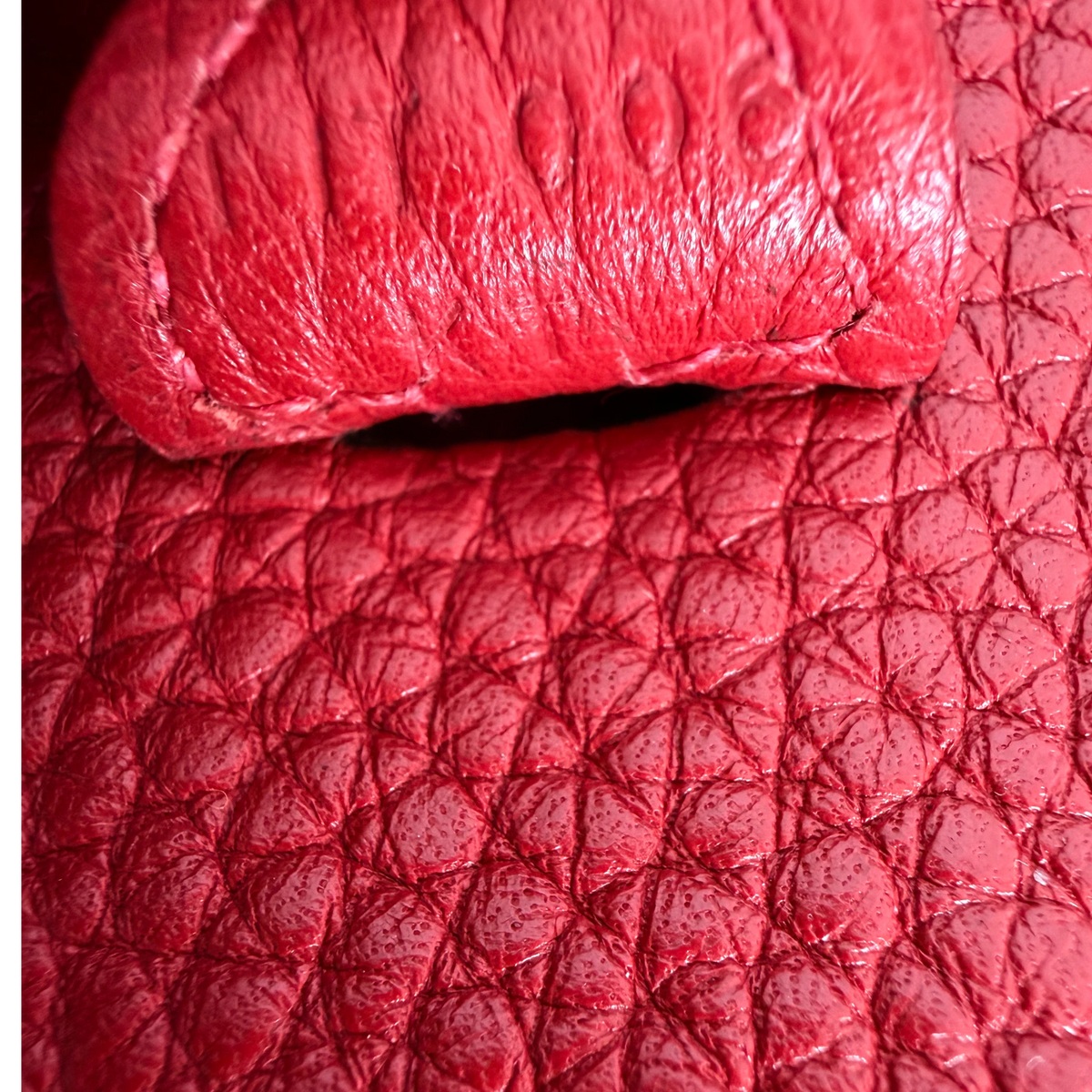Hermès Mini Evelyne TPM 16 Taurillon Clémence Rot Palladium