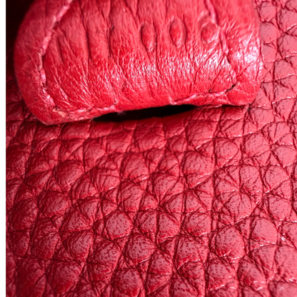 Hermès Mini Evelyne TPM 16 Taurillon Clémence Rot Palladium
