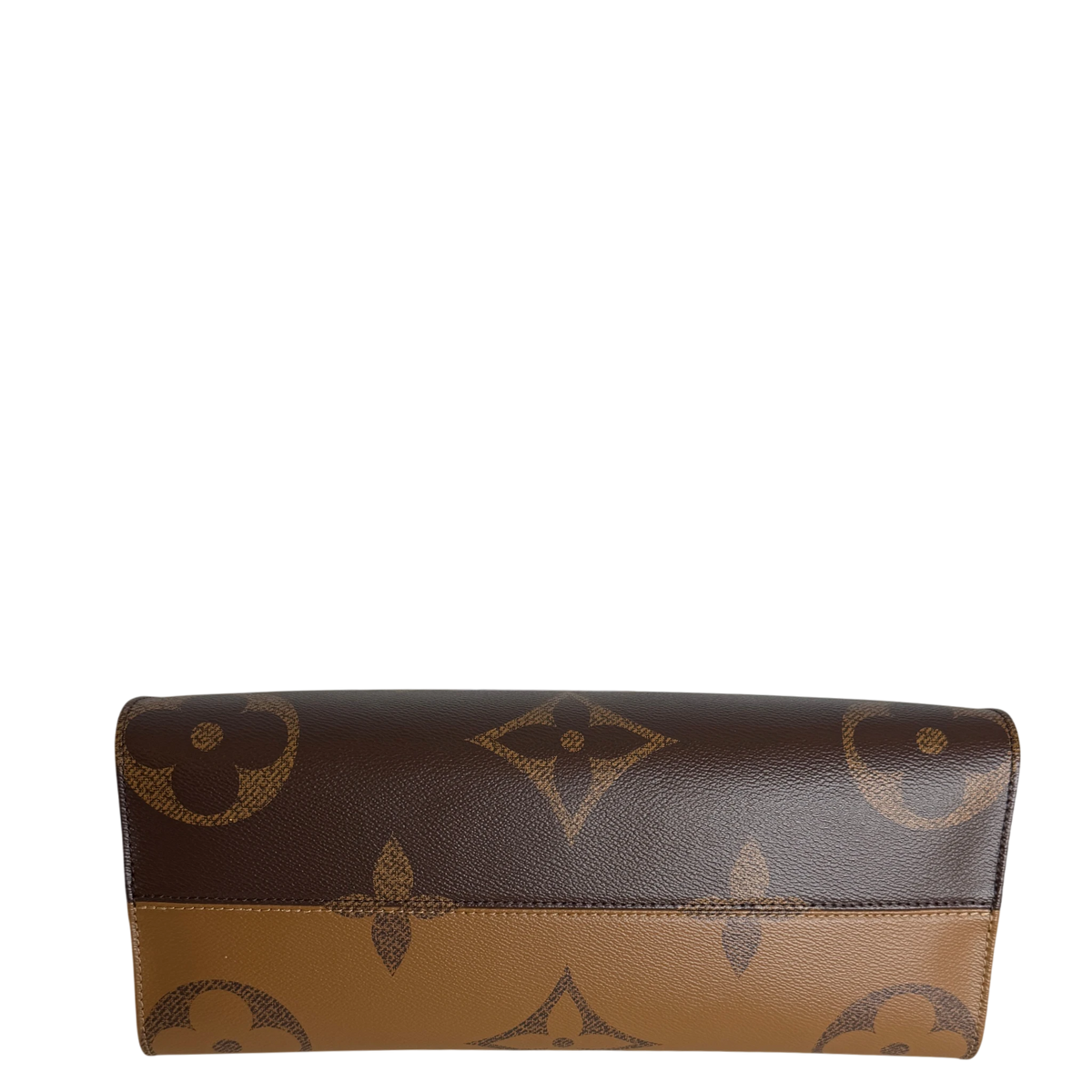 Louis Vuitton OnTheGo MM Monogram Giant Reverse Canvas Braun Gold