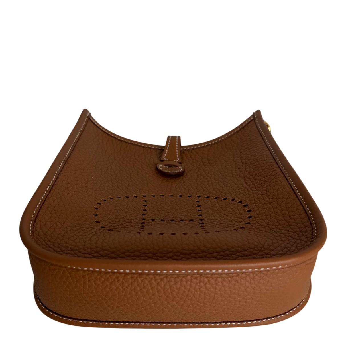 Hermès Evelyne 16 TPM Amazone Taurillon Clémence Gold Braun Gold