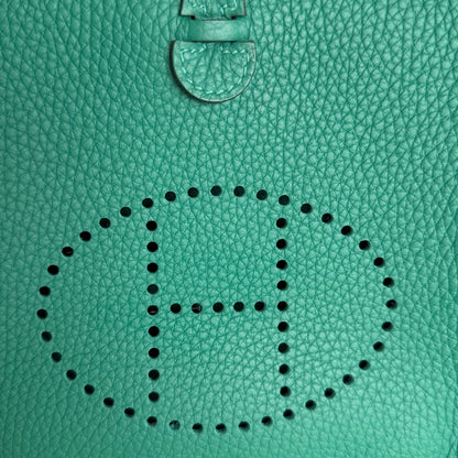 Hermès Evelyne 16 TPM Amazone Taurillon Clémence Vert Vertigo Gold