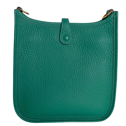 Hermès Evelyne 16 TPM Amazone Taurillon Clémence Vert Vertigo Gold