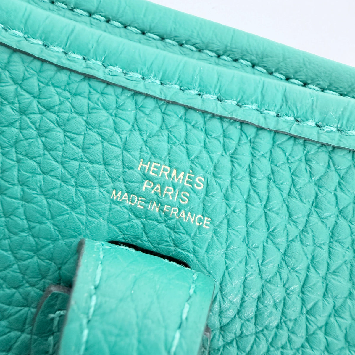 Hermès Evelyne 16 TPM Amazone Taurillon Clémence Vert Vertigo Gold