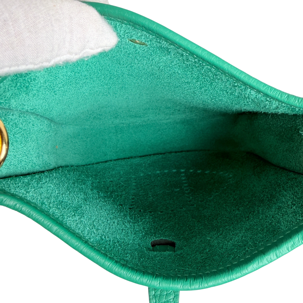 Hermès Evelyne 16 TPM Amazone Taurillon Clémence Vert Vertigo Gold