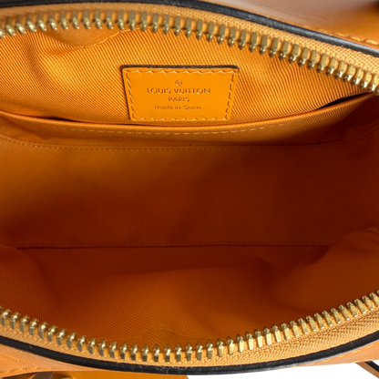 Louis Vuitton Santa Monica Damier Ebène Canvas Safran Orange Gold – Ansicht 6