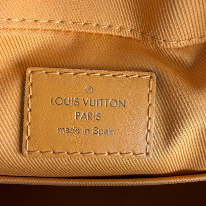 Louis Vuitton Santa Monica Damier Ebène Canvas Safran Orange Gold – Ansicht 7