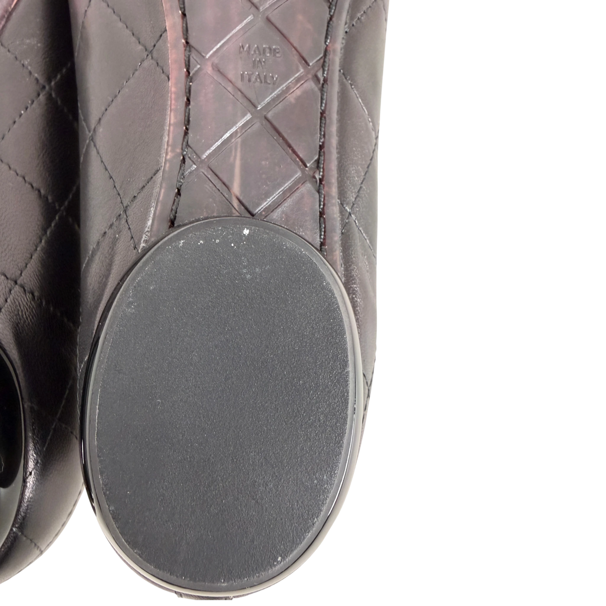 Chanel Cambon Ballerinas Lammleder Schwarz Weiß CC Größe 41