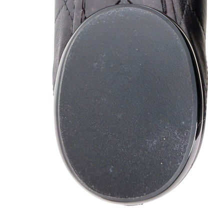 Chanel Cambon Ballerinas Lammleder Schwarz Weiß CC Größe 41