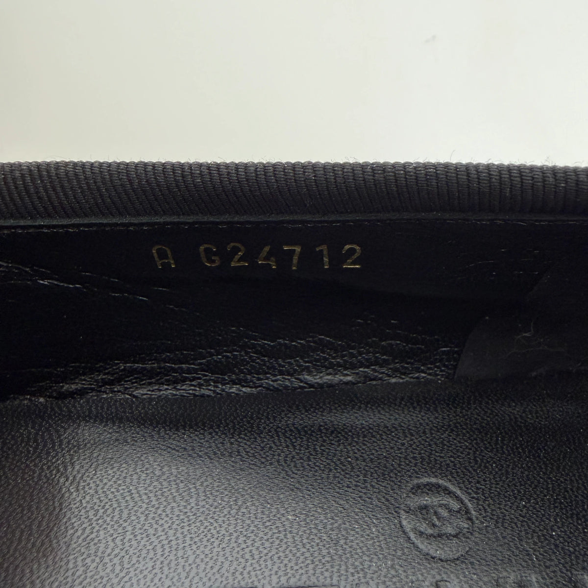 Chanel Cambon Ballerinas Lammleder Schwarz Weiß CC Größe 41