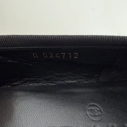 Chanel Cambon Ballerinas Lammleder Schwarz Weiß CC Größe 41