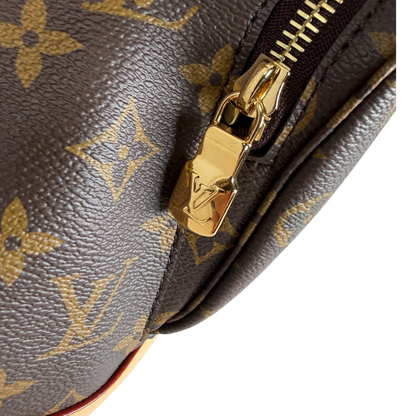 Louis Vuitton Montsouris MM Rucksack Monogram Canvas Vachetta Gold