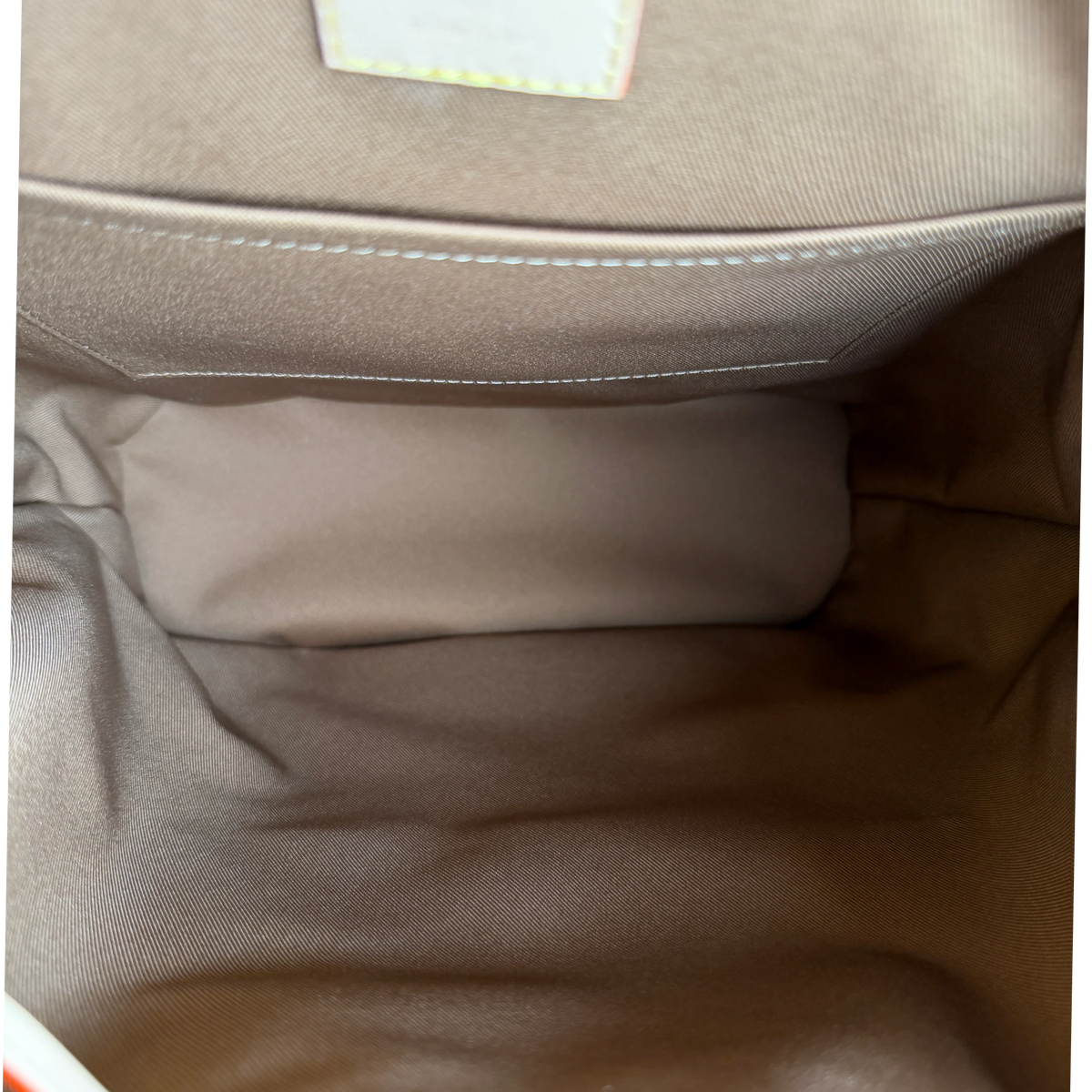 Louis Vuitton Montsouris MM Rucksack Monogram Canvas Vachetta Gold