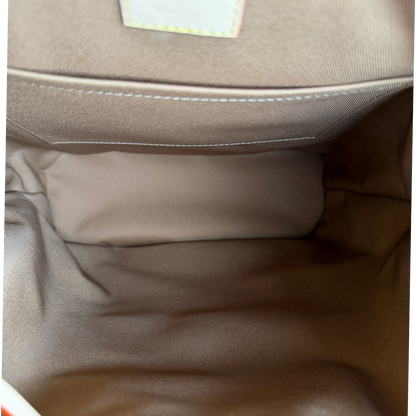 Louis Vuitton Montsouris MM Rucksack Monogram Canvas Vachetta Gold