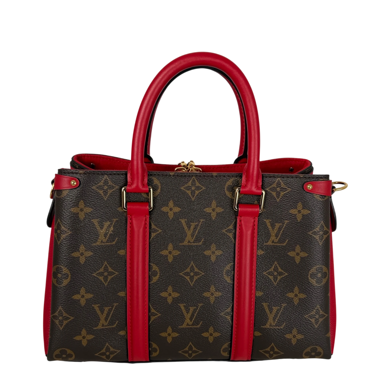 Louis Vuitton Soufflot BB Monogram Canvas Coquelicot Rot Gold