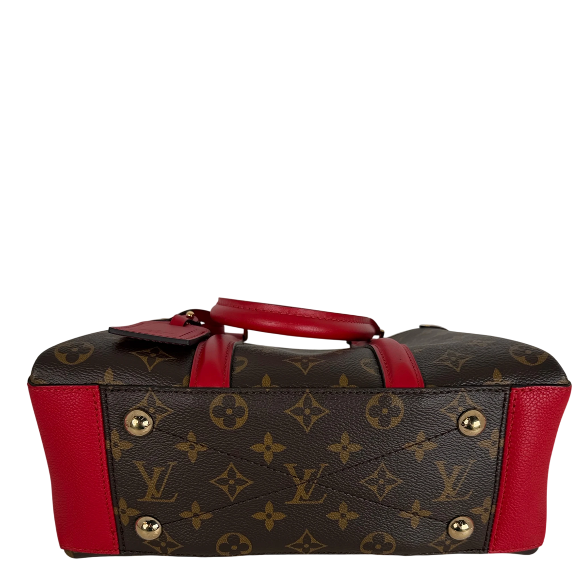 Louis Vuitton Soufflot BB Monogram Canvas Coquelicot Rot Gold