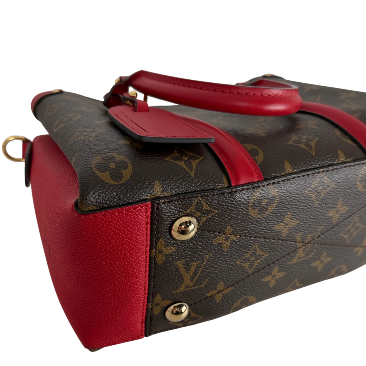 Louis Vuitton Soufflot BB Monogram Canvas Coquelicot Rot Gold