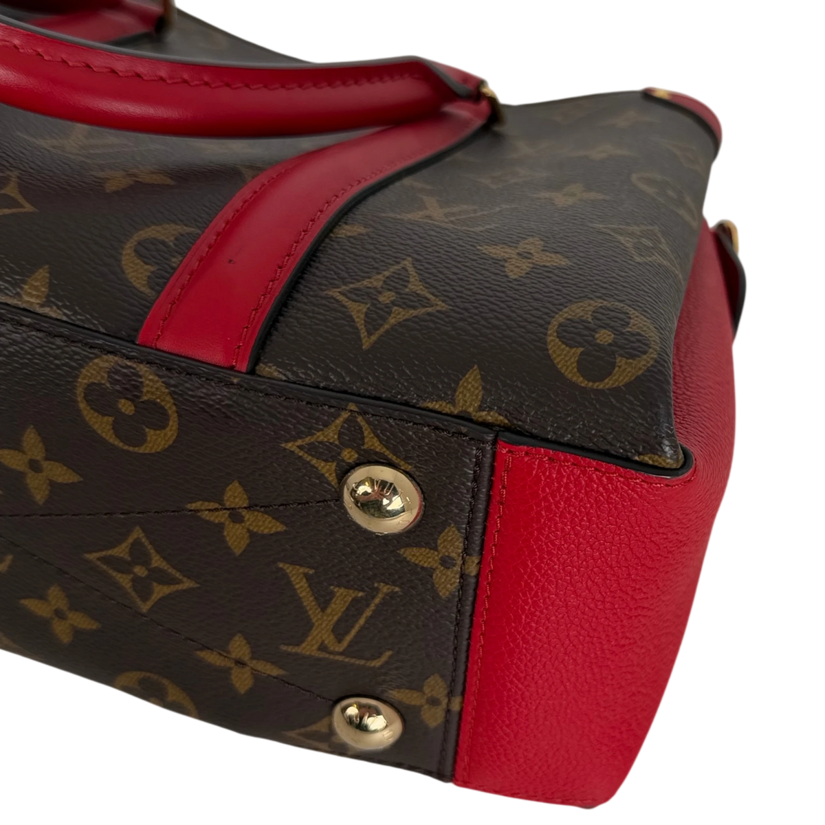 Louis Vuitton Soufflot BB Monogram Canvas Coquelicot Rot Gold