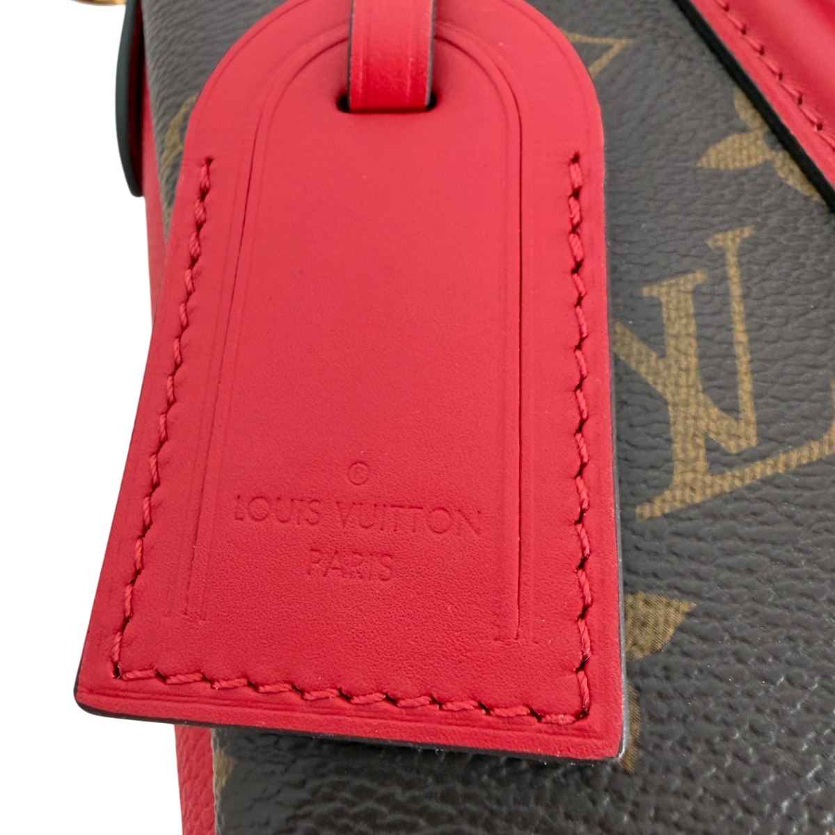 Louis Vuitton Soufflot BB Monogram Canvas Coquelicot Rot Gold