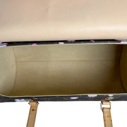 Louis Vuitton Papillon Cherry Blossom Monogram Murakami Braun Rosa – Ansicht 4