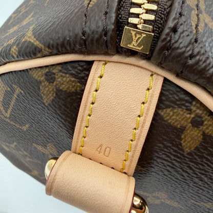 Louis Vuitton Speedy Bandoulière 40 Monogram Canvas Braun Gold