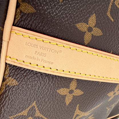 Louis Vuitton Speedy Bandoulière 40 Monogram Canvas Braun Gold