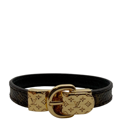 Louis Vuitton Fasten Your LV Armband Monogram Canvas Größe 19