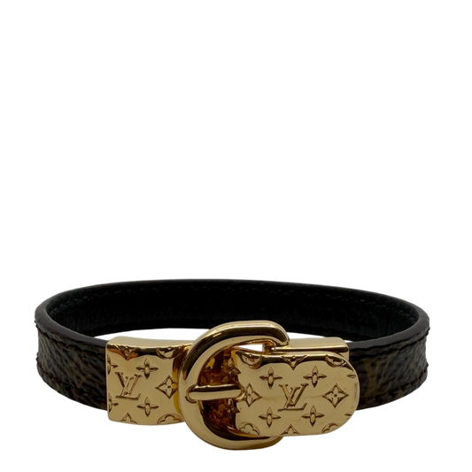 Louis Vuitton Fasten Your LV Armband Monogram Canvas Größe 19