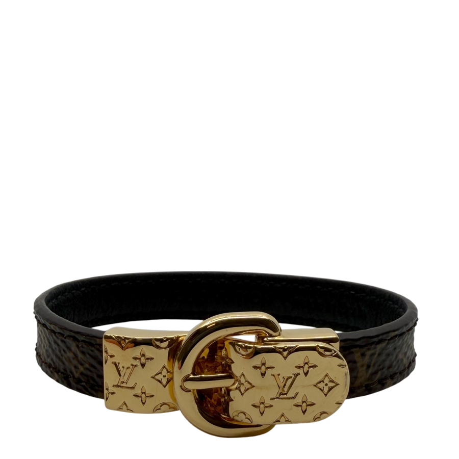 Louis Vuitton Fasten Your LV Armband Monogram Canvas Größe 19