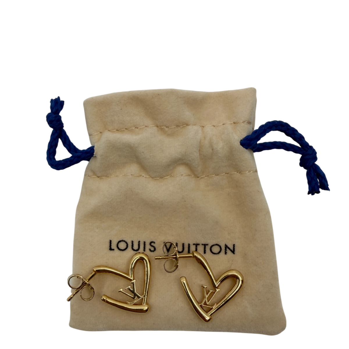 Louis Vuitton Fall in Love Ohrringe PM Herz Gold M00463