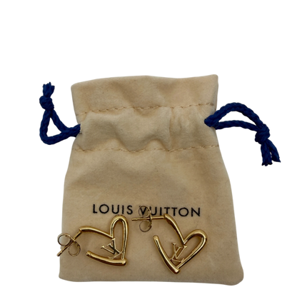 Louis Vuitton Fall in Love Ohrringe PM Herz Gold M00463