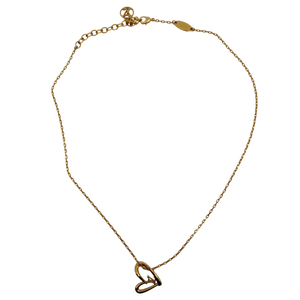 Louis Vuitton Fall in Love Necklace Heart Pendant Gold M00465