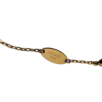 Louis Vuitton Fall in Love Necklace Heart Pendant Gold M00465